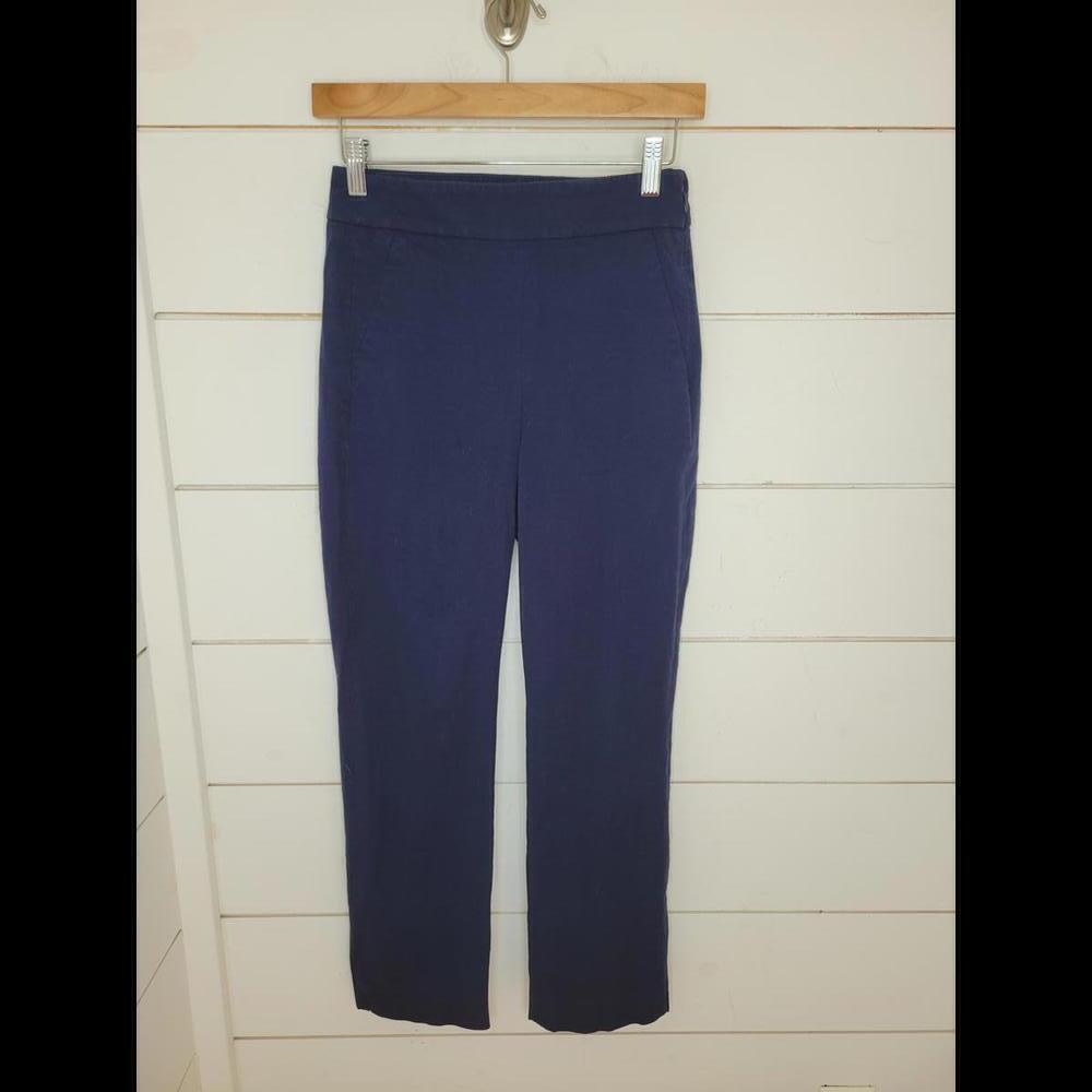 J Crew size 0 navy blue cropped pants